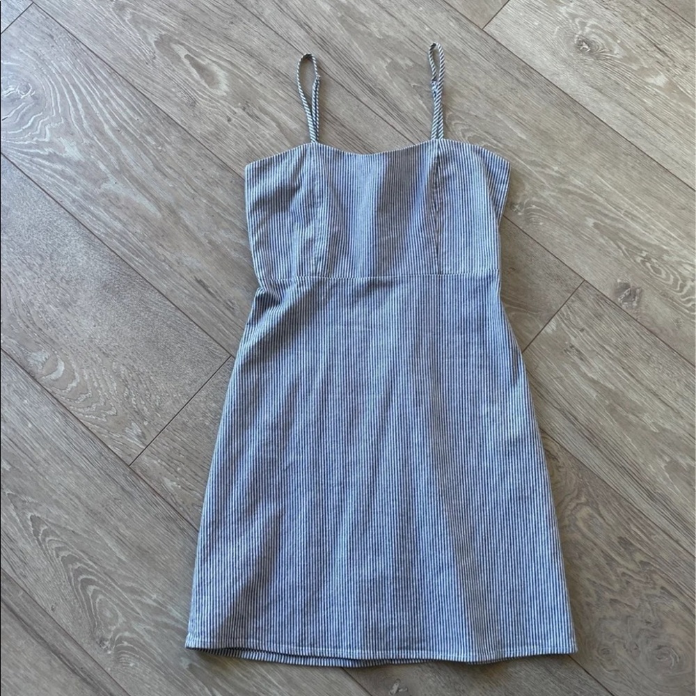 Striped mini dress